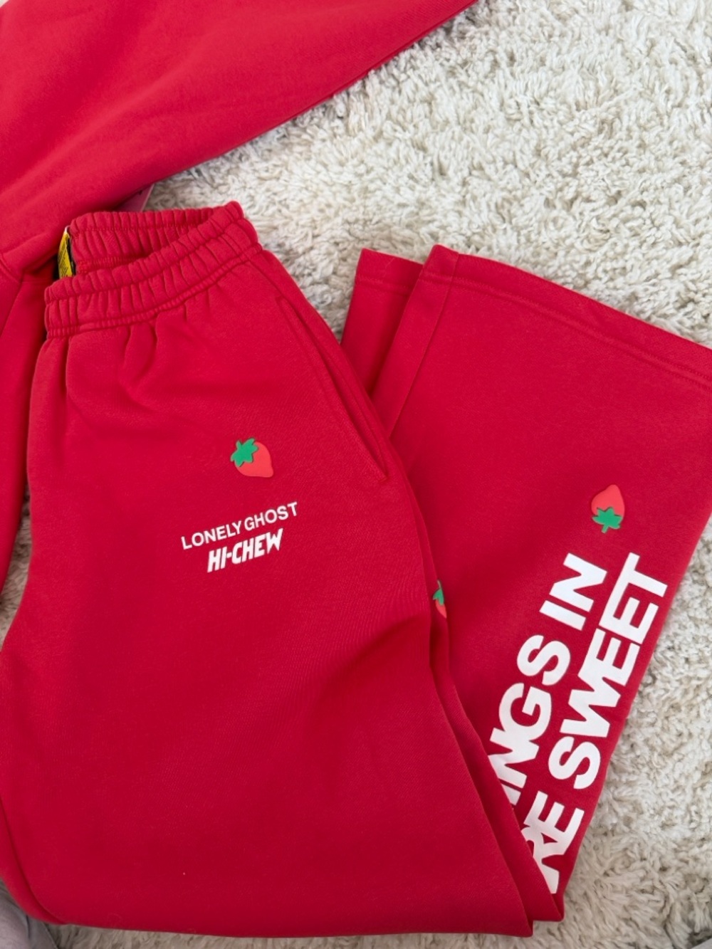 BRAND NEW Lonely Ghost Strawberry sweats